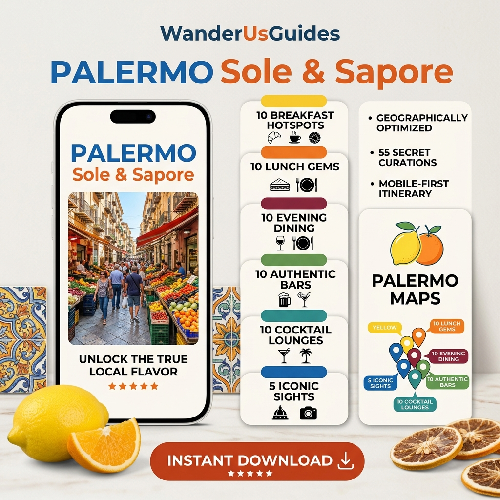 Palermo Sole & Sapore: The Ultimate 96-Hour Interactive Pocket Guide & Map Bundle
