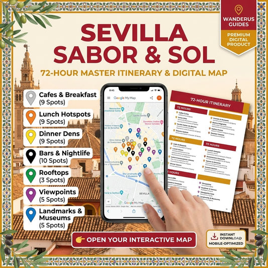 Sevilla Sabor & Sol: The Ultimate 72-Hour Master Pocket Guide & Interactive Digital Map ☀️