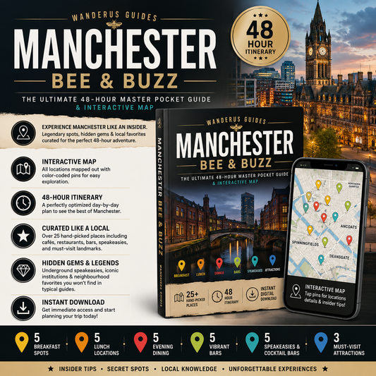 Manchester Bee & Buzz: The Ultimate 48-Hour Digital Travel Guide & Interactive Map 🐝