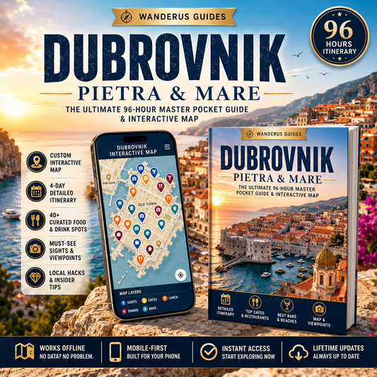 Dubrovnik Pietra & Mare: The Ultimate 96-Hour Master Pocket Guide & Interactive Digital Map