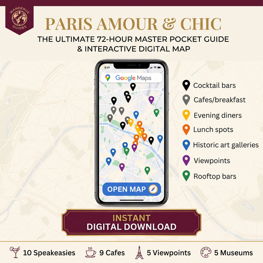 Paris Amour & Chic: The Ultimate Master Pocket Guide & Interactive Digital Map