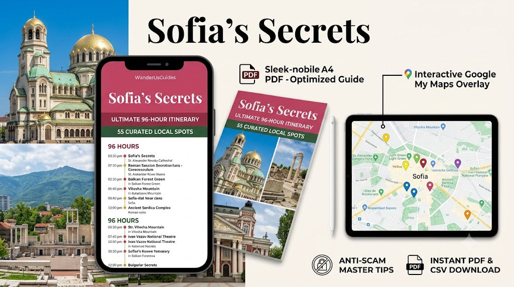 Sofia’s Secrets: The Ultimate 96-Hour Master Pocket Guide & Interactive Digital Map