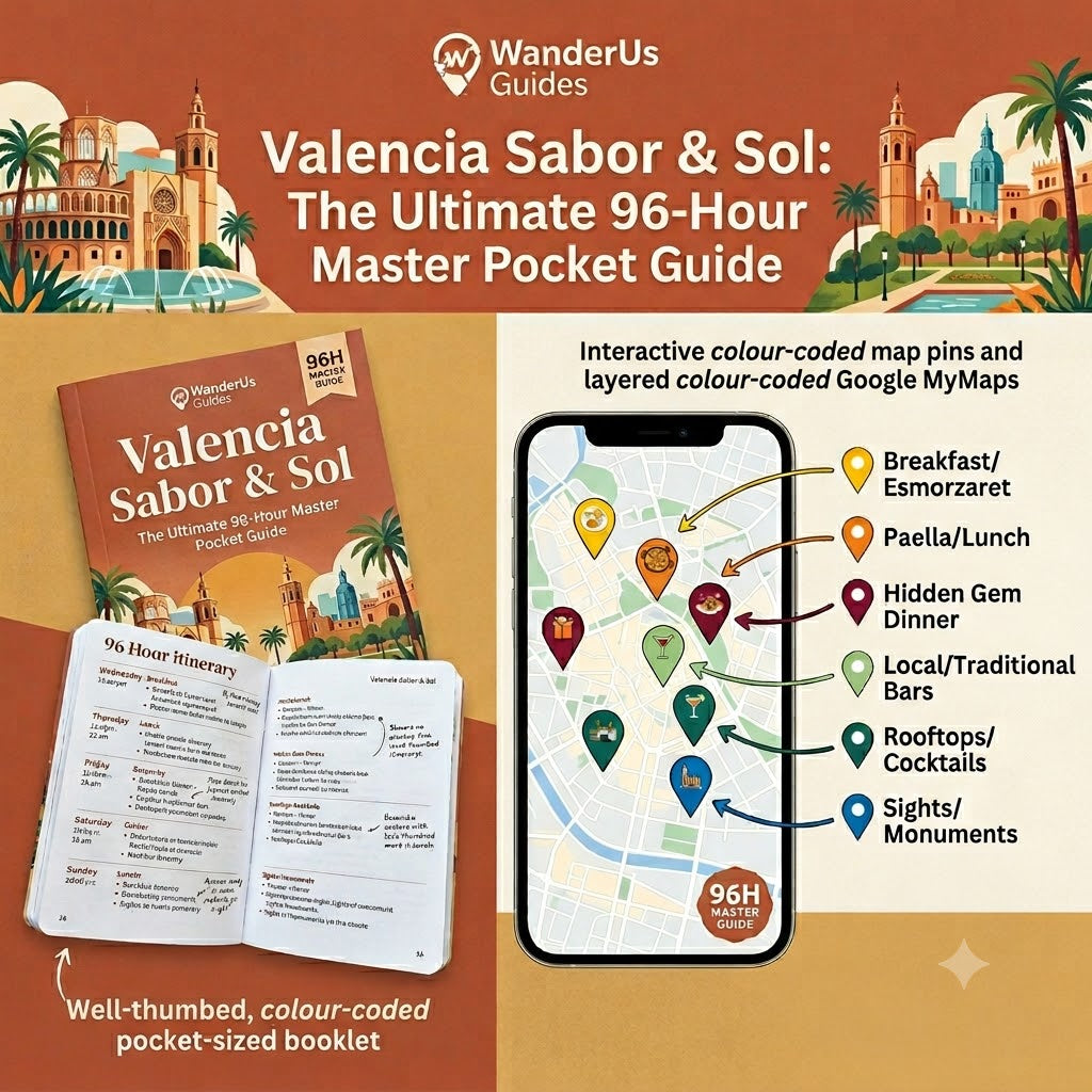 Valencia Sabor & Sol: The Ultimate 96-Hour Master Pocket Guide & Interactive Digital Map