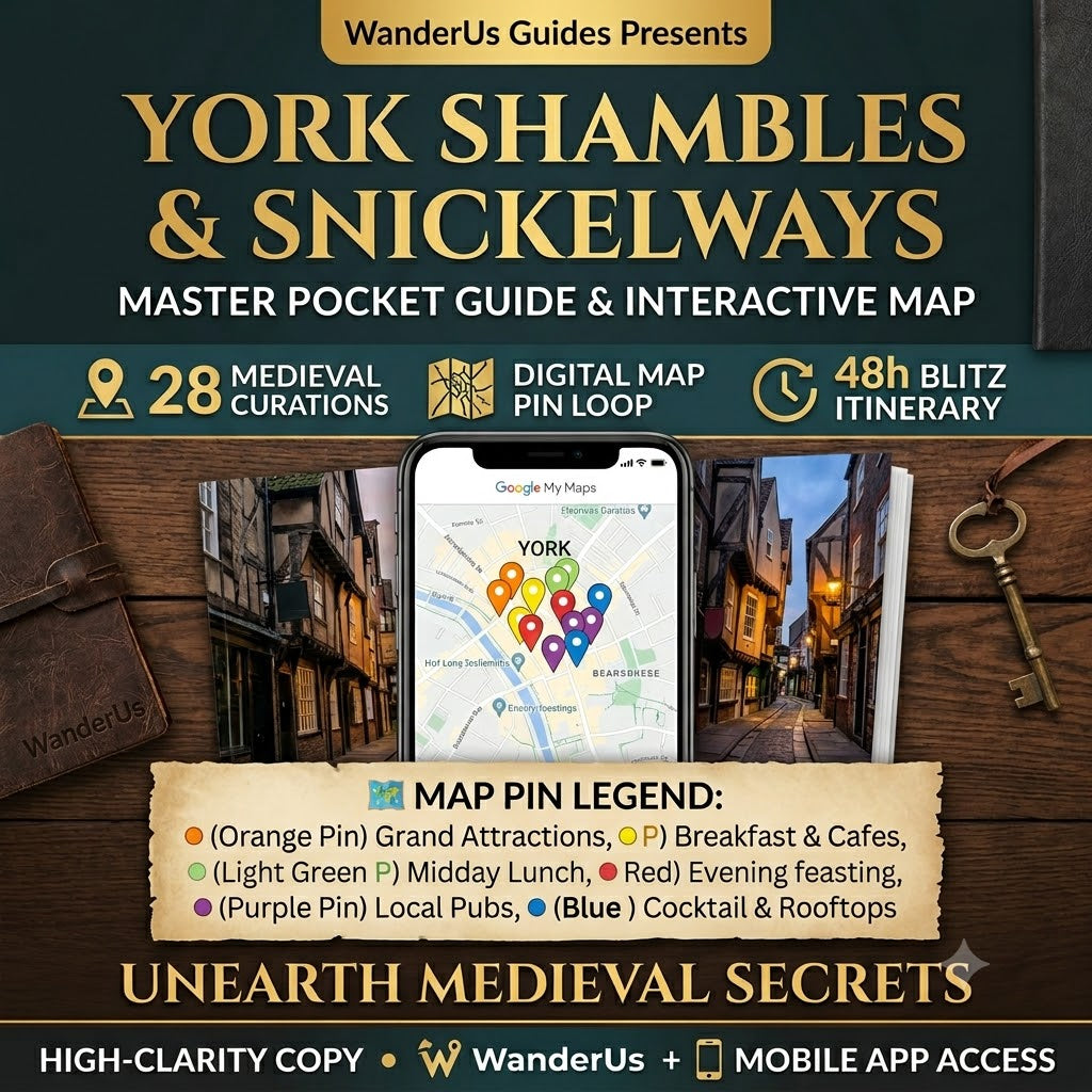 York Shambles & Snickelways: The Ultimate 48-Hour Medieval Master Pocket Guide & Interactive Digital Map
